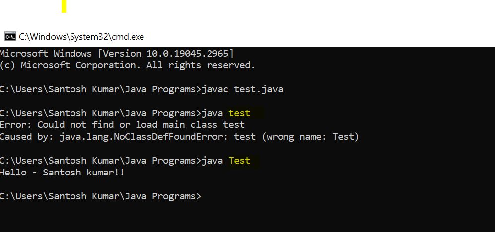 Run Java Program