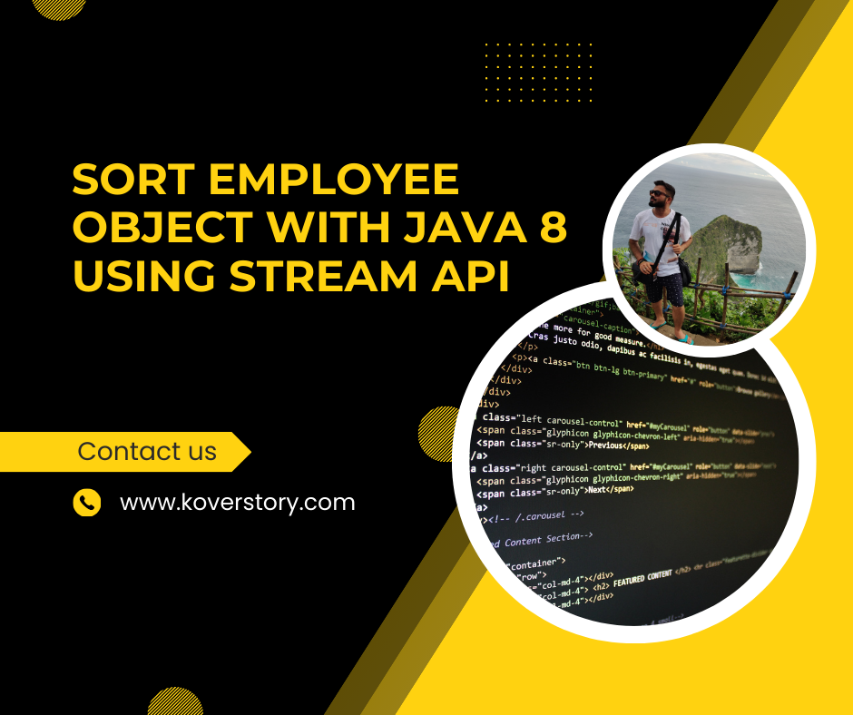 Sort Employee Object using java 8 stream API