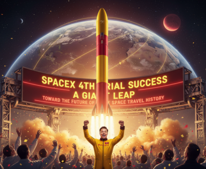 Elon-Musk-SpaceXs-4th-Trial-Success 2025